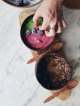 Load image into Gallery viewer, Buddha Bowl | Repurposed Coconut Bowl & Spoon Set | Clean U Skincare