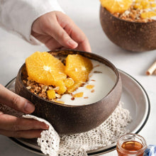 Load image into Gallery viewer, Repurposed Coconut Bowl