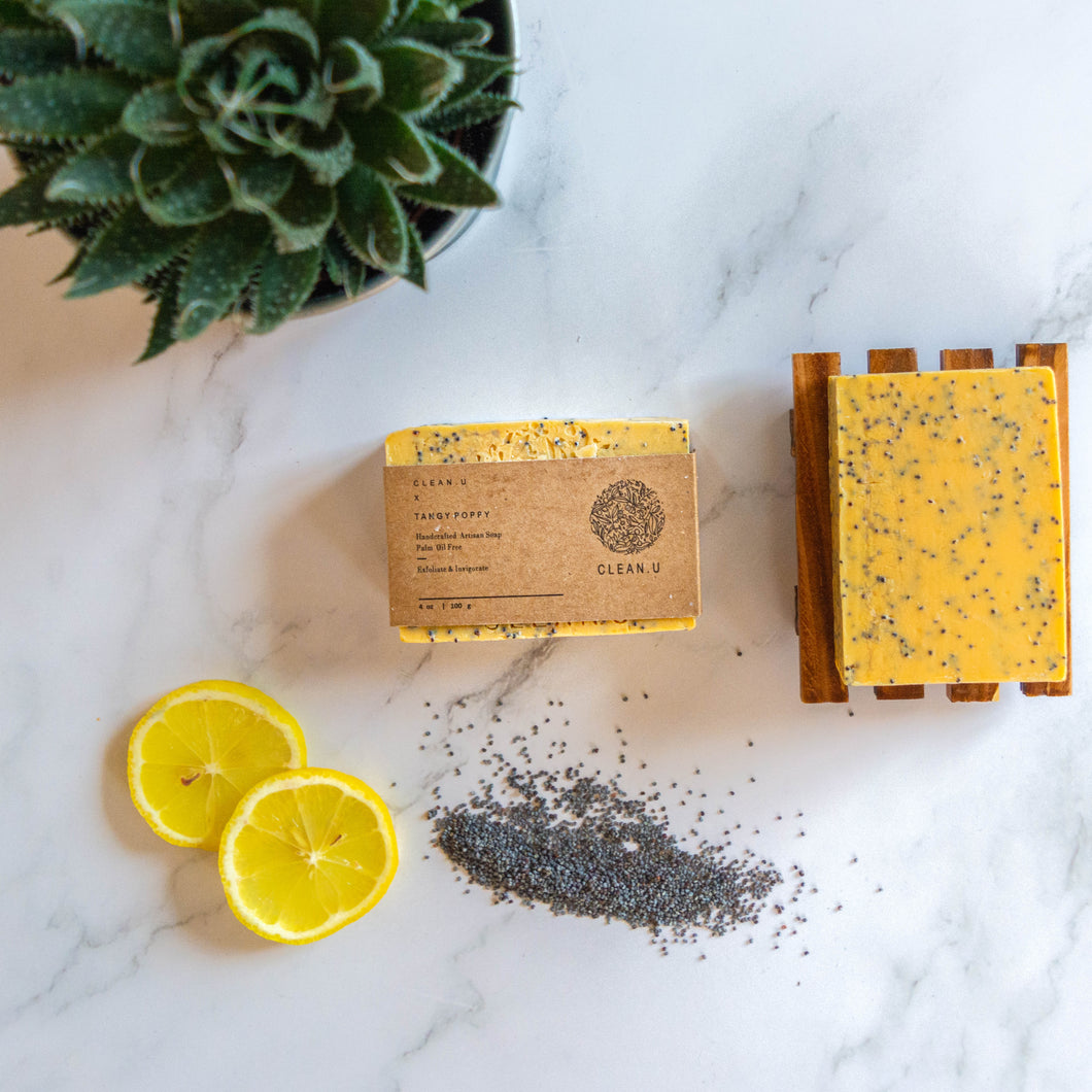 Tangy Poppy- Handcrafted Artisan Soap Bar