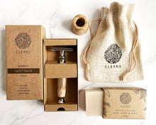 Load image into Gallery viewer, Bamboo Safety Razor Gift Set