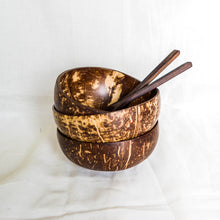 Load image into Gallery viewer, Repurposed Coconut Bowl &amp; Spoon
