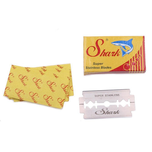 Shark Double Edged Safety Razor Blades | Promotional Product Picture | Clean U Skincare
