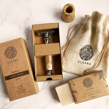 Load image into Gallery viewer, Bamboo Safety Razor Gift Set
